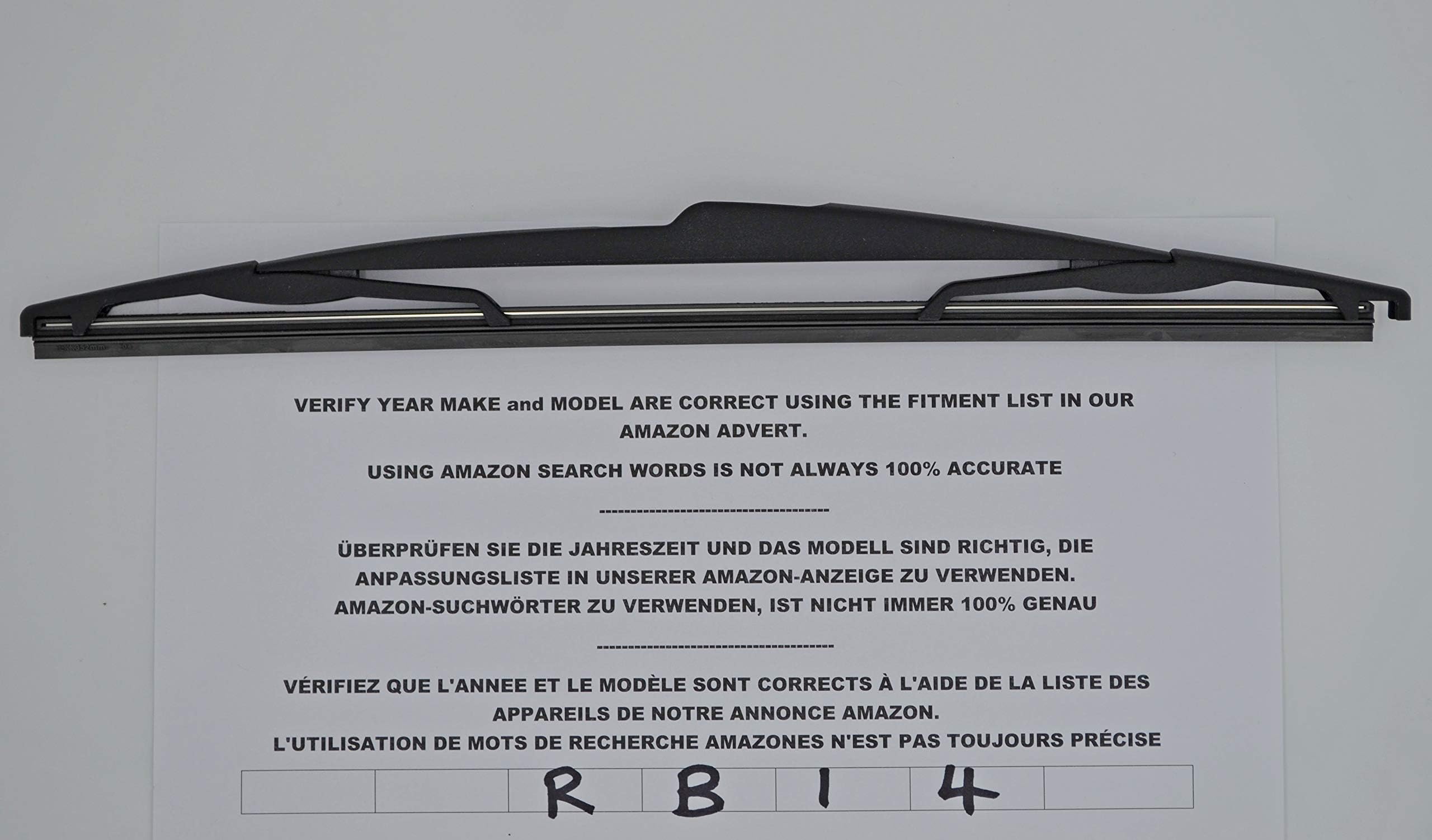 Exact fit Rear Wiper Blade RB14-for