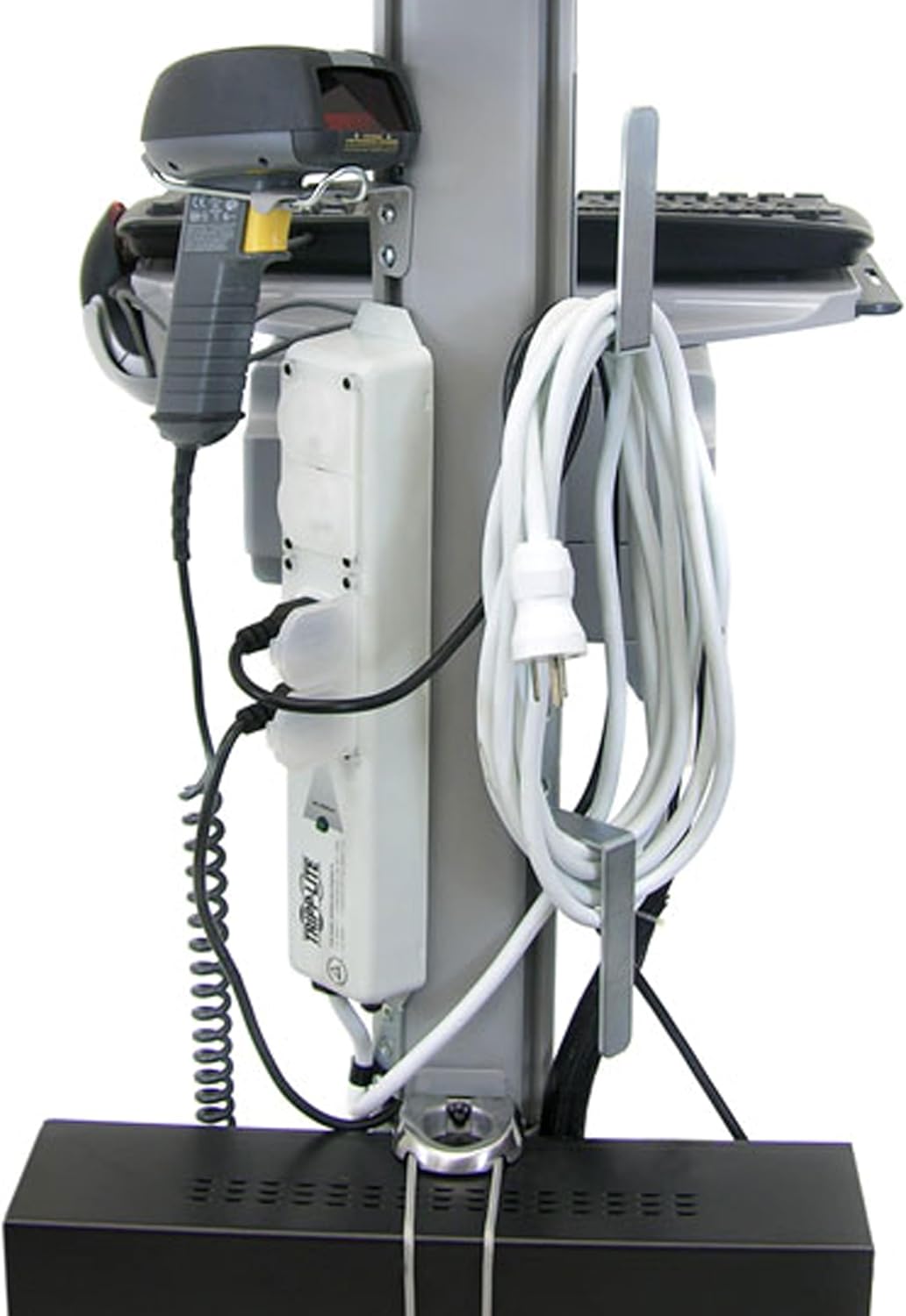 Ergotron – Power Strip Mounting Kit and Cord Wrap – Add-on for Neo-Flex Rolling Carts