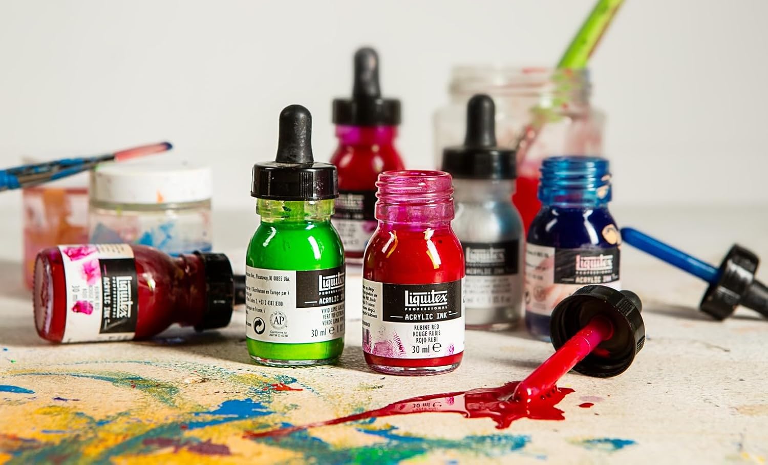Liquitex Professional Acrylic Ink, 1-oz (30ml) Jar, Transparent Burnt Sienna