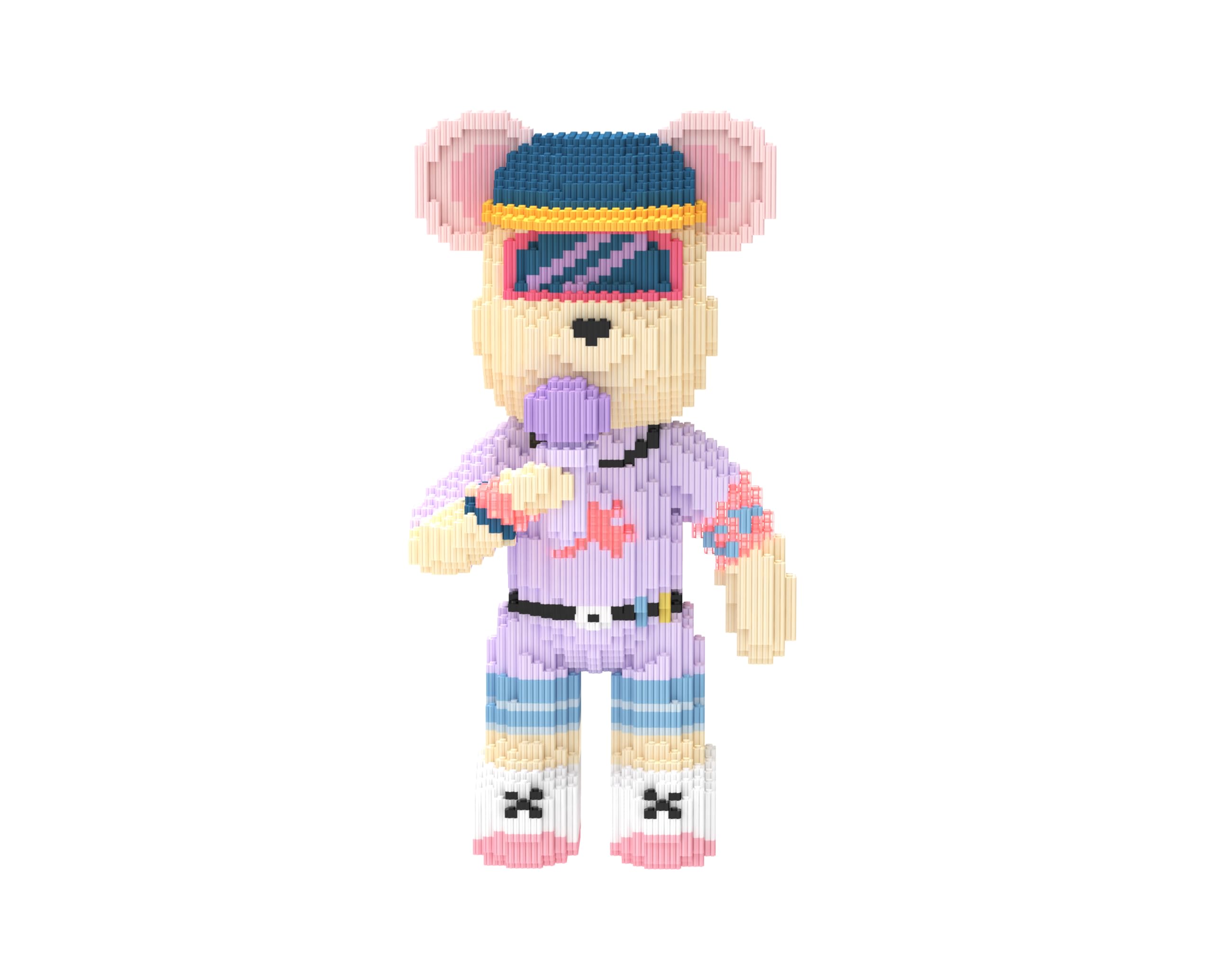 紙ジャケ　Art Bears: アート・ベアーズ　BOXセット BEARBRICK Japan Hide 'Psychedelic Paisley' (400% + 100
