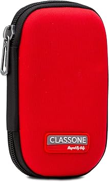 Classone 5.5 inç HD2001 2.5 HDD Taşıma Çantası, Kırmızı