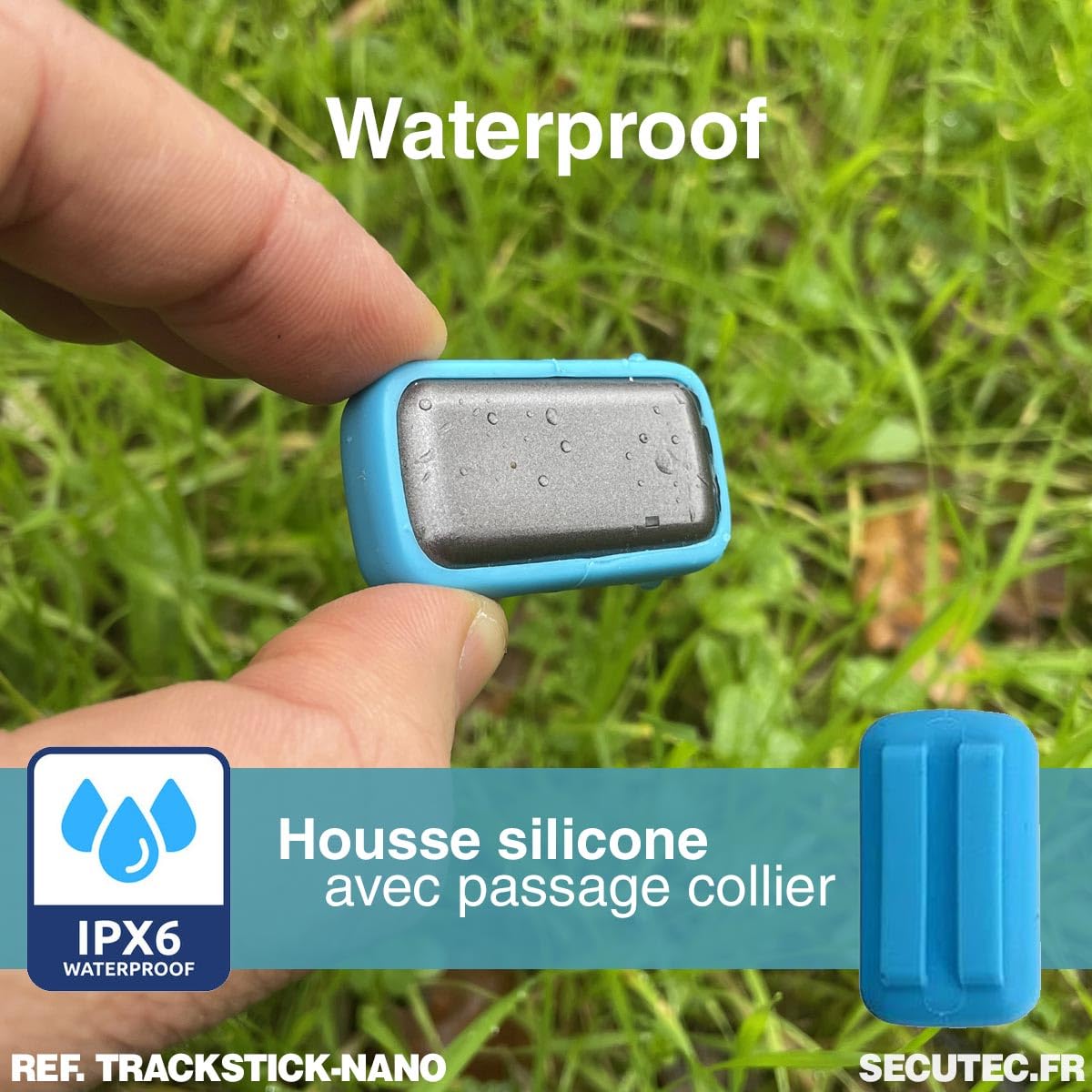 Mini GPS Data Logger Ultra-Compact précis Longue autonomie résistant IPX6