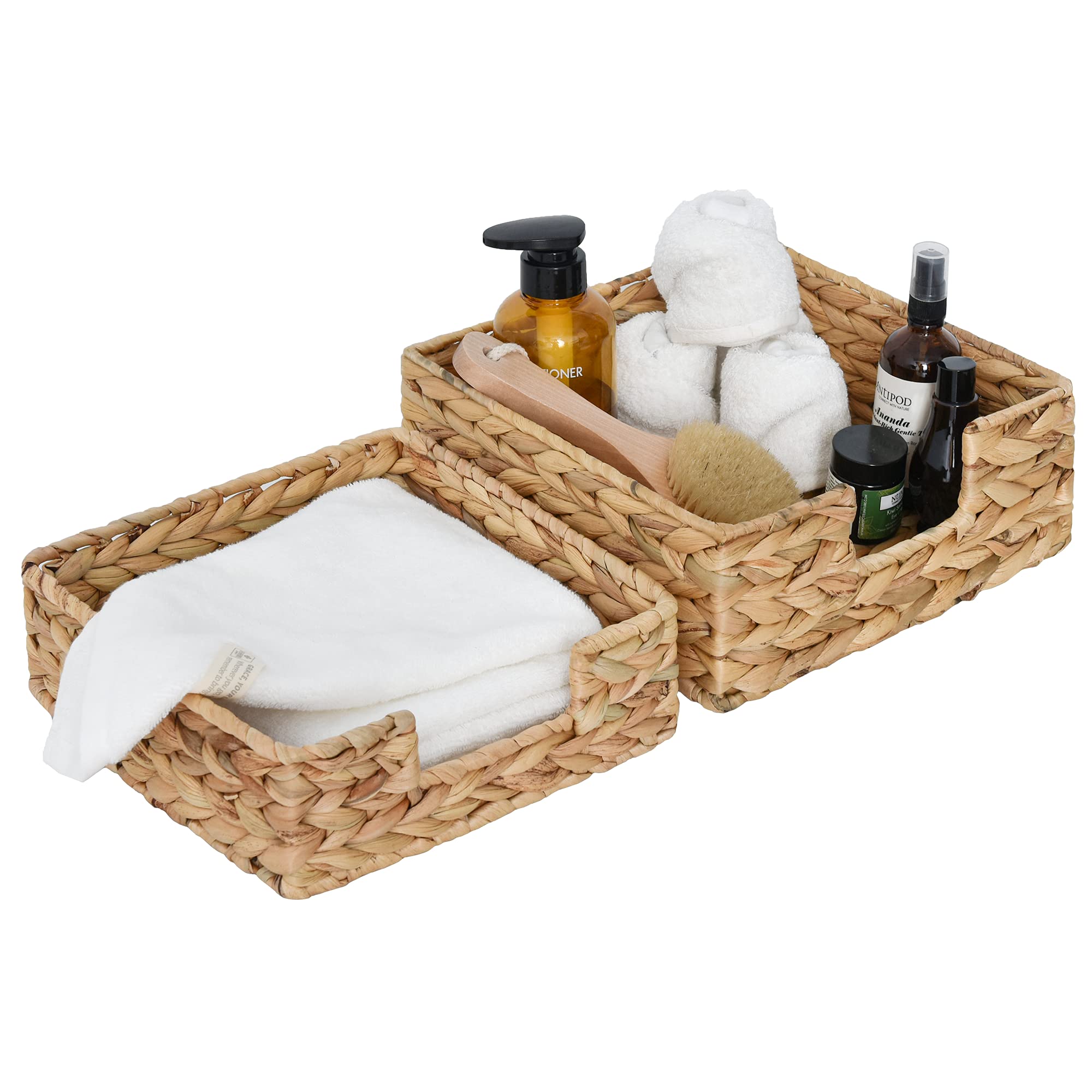 Buy StorageWorks HandWoven Napkin Holder, Wicker Baskets for Serving