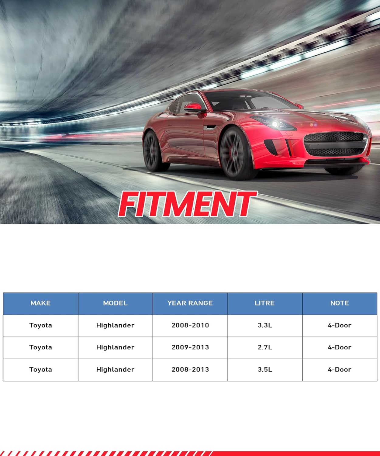 Rear Brake Calipers Assembly Pair Set of 2 Driver and Passenger Side Compatible with 2008 2009 2010 2011 2012 2013 Toyota Highlander-Rear Left and Rear Right Brake Caliper