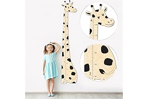 Wooden Growth Chart for Kids, Boys & Girls