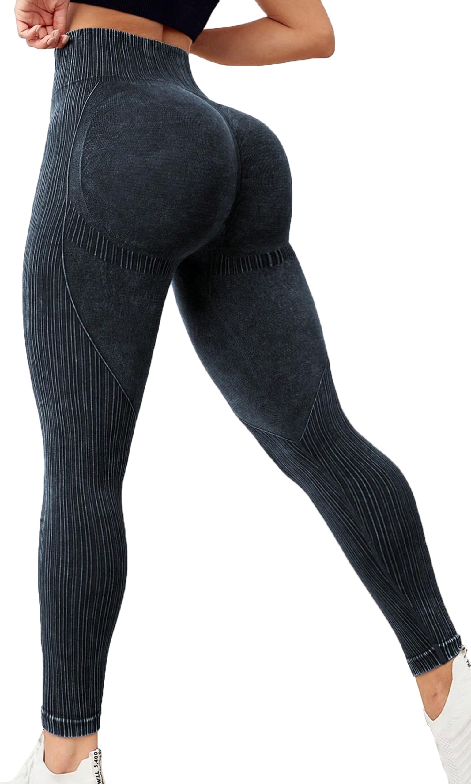 Yoinlia Women's Workout Leggings High Waisted Gym Tummy Control Athletic Yoga Pants
