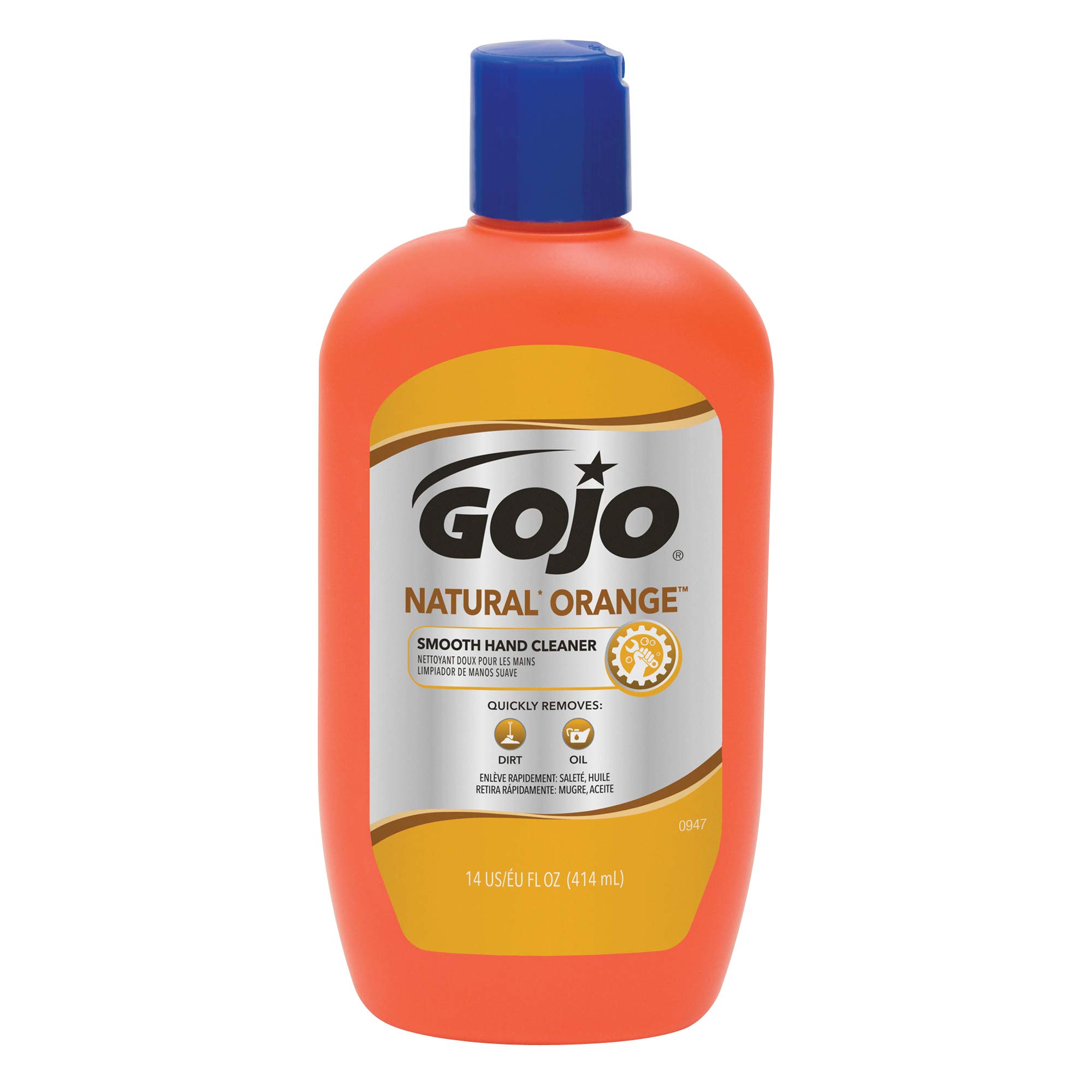 Amazon.com: GOJO NATURAL ORANGE Smooth Hand Cleaner, 14 fl oz