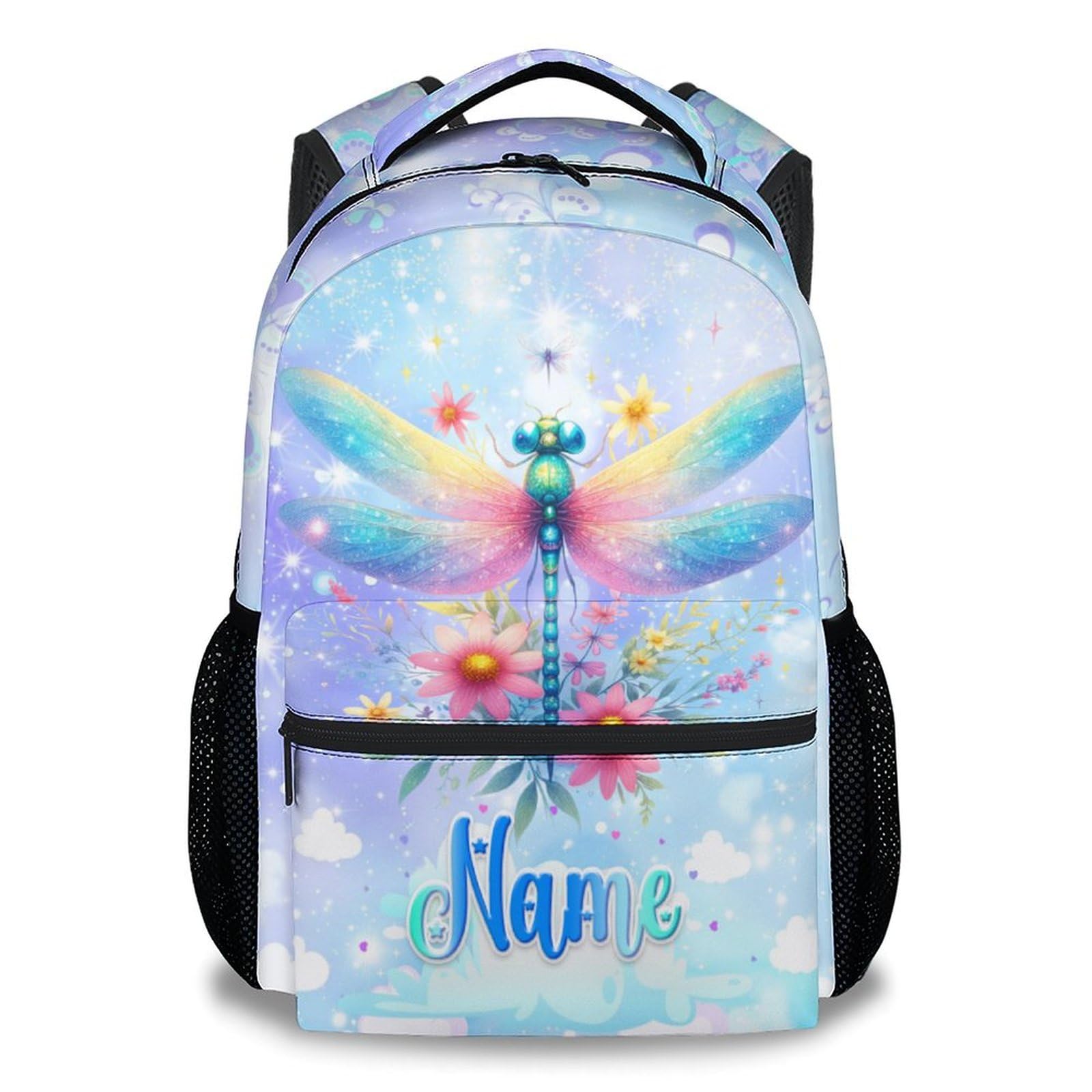 COOPASIA Kids Backpack for School - Personalized Girls Bookbag - Custom Schoolbag with Name - 17 Inch Durable Back Pack School Supplies for Primary