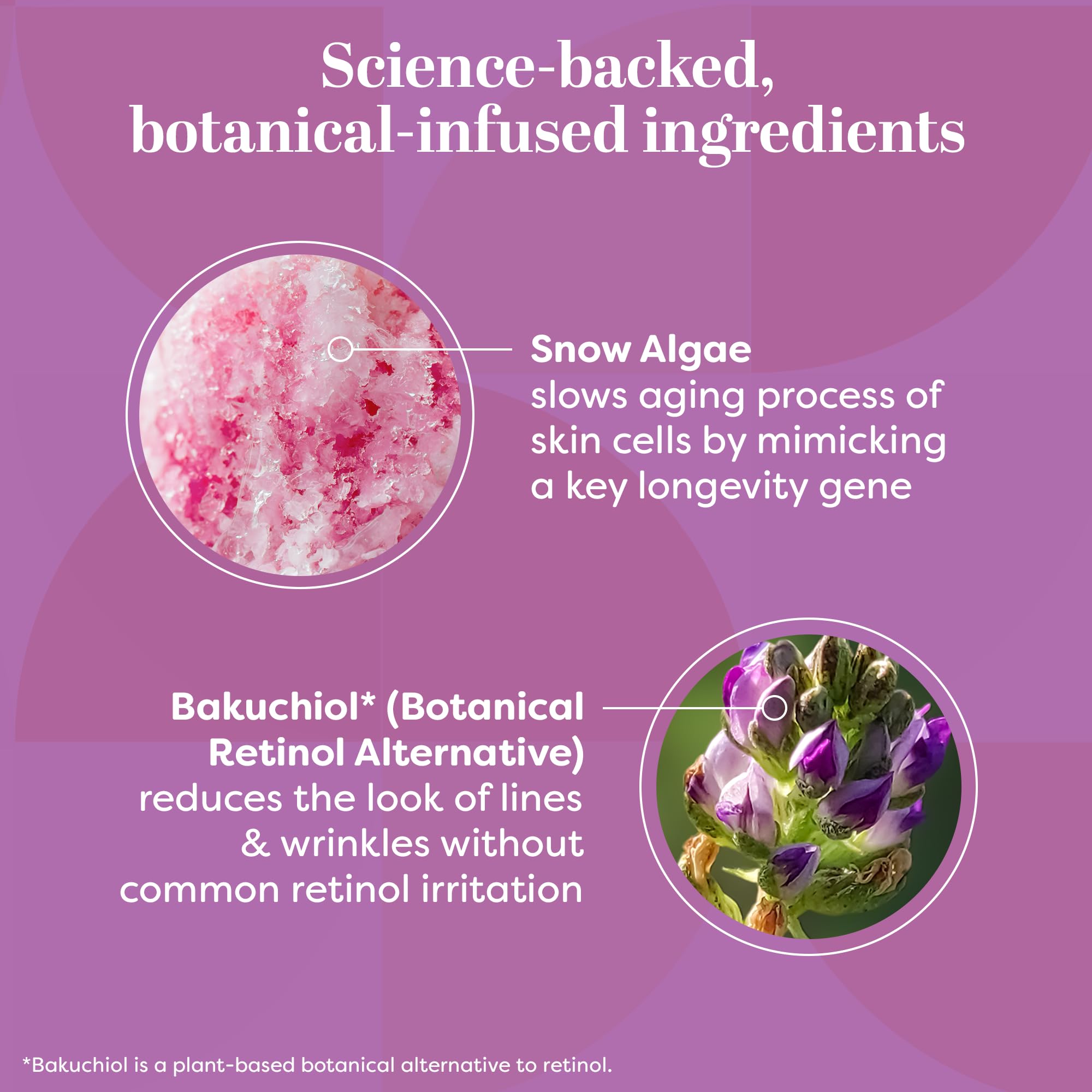 TruSkin Bakuchiol Face Moisturizer with Snow Algae & Aloe, 2 fl oz