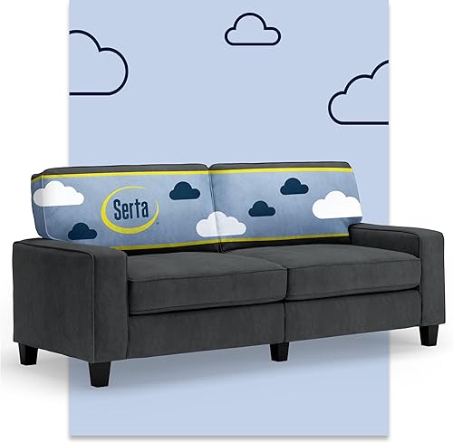 Miniatura 51 de Serta Palisades Sofás Tapizados para Sala, Sofá de Diseño Moderno, Tela, Bronceado Beige Bronceado,Beige,Marrón,Alforfón Beige,Marrón (Chestnut