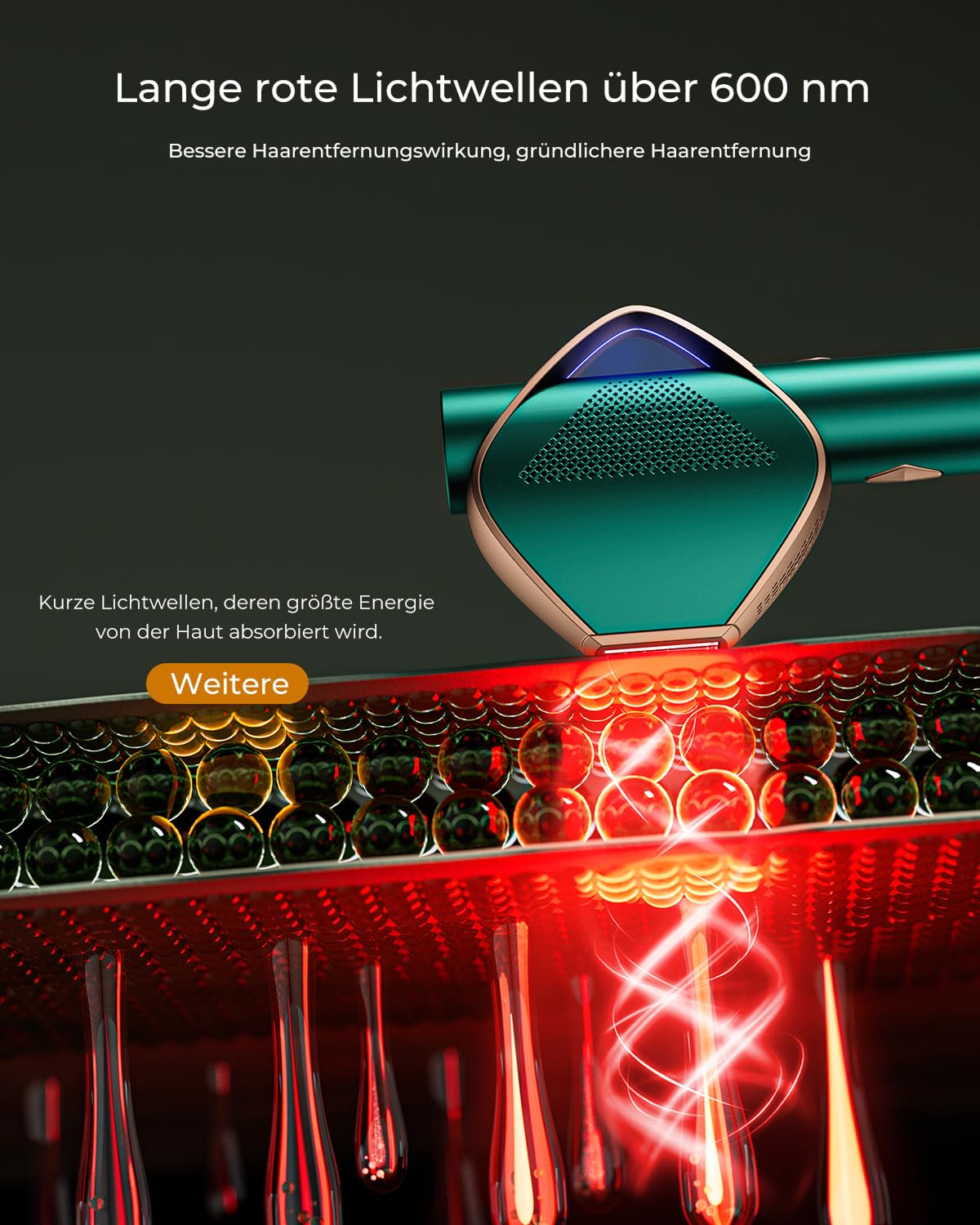 Blissky IPL Geräte Haarentfernung Laser mit IGBT Technologie, Max. 19,8 J, 15 Energiestufen, IPL Haarentfernungsgerät für Effiziente Haarentfernung, Damen/Herren, Gesich, Bikini, Körper, Beine