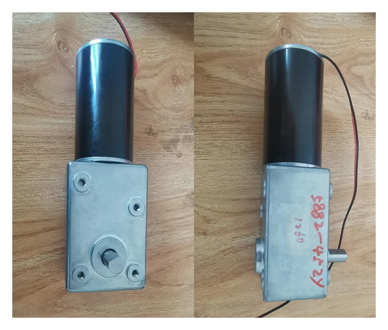 A5882-4 250 kg.cm 12 V 24 V Gleichstrom-Getriebemotor, starkes Drehmoment, Metall-Turbo-Schneckengetriebe, umgedrehte selbsthemmende Schnecke mit niedriger Drehzahl(24V 100RPM)