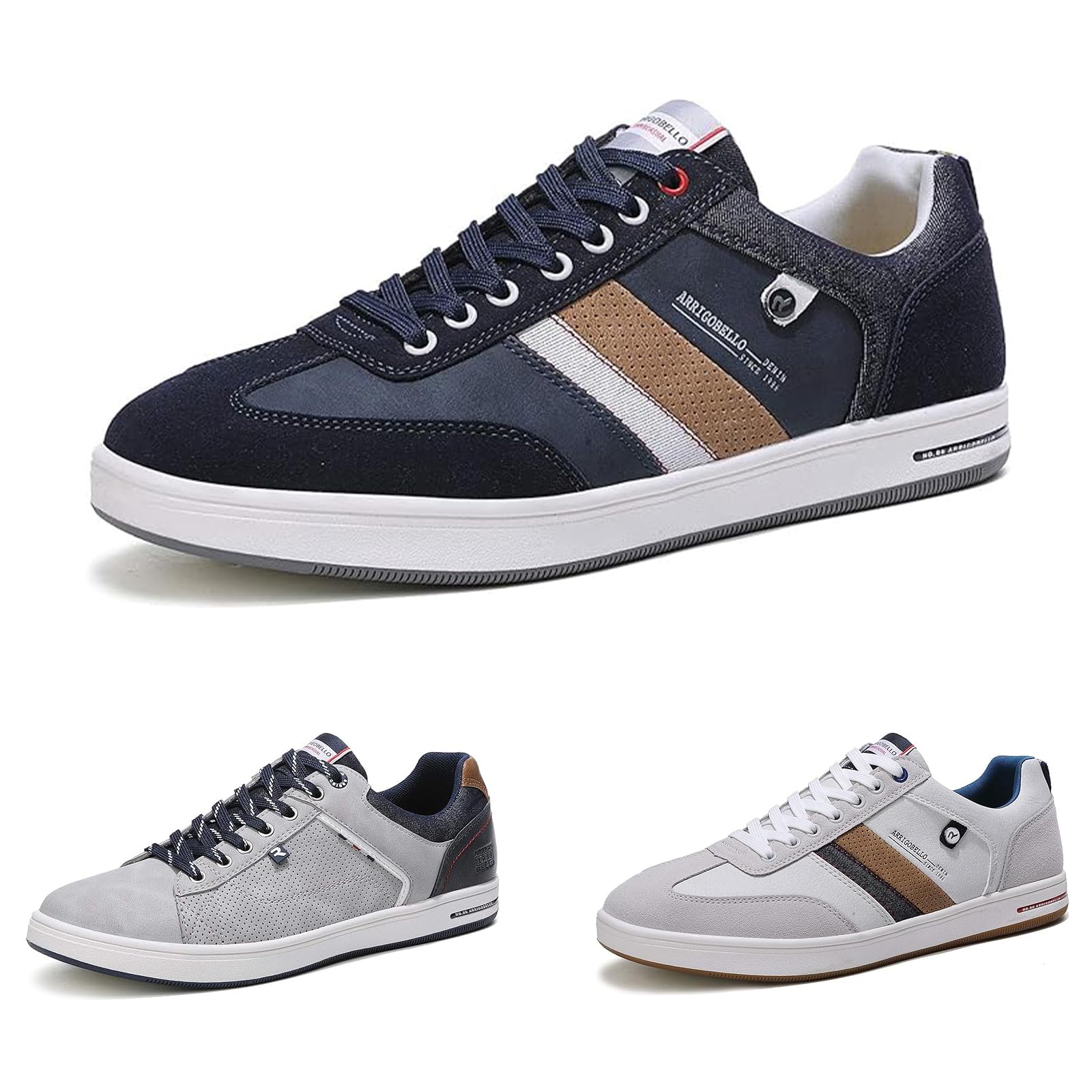 AX BOXINGMens Casual Shoes Fashion Sneakers Breathable Comfort Walking Shoes for Male