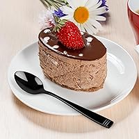 Vista 3 de Wekioger 12 cucharaditas negras, cucharas pequeñas de acero inoxidable