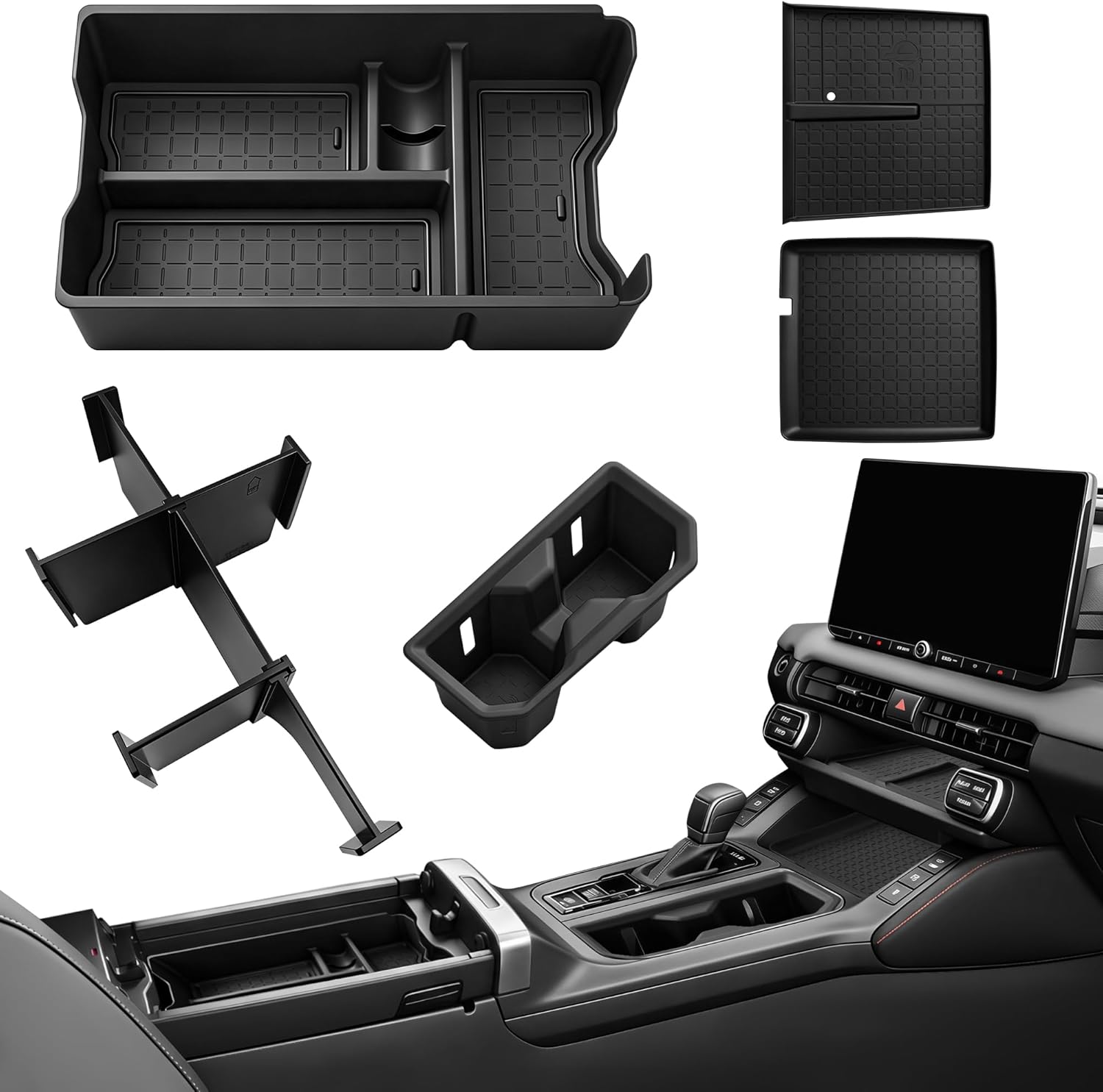 QINQINTU 5PCS Toyota RAV4 2026 Center Console Organizer