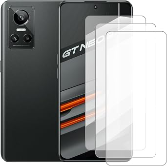 Screen Protector Compatible with Realme GT Neo 3 RMX35606.7 Inch [3 Pack] Glass Screen Protector Suitable for Realme GT Neo 3 150W, Tempered Glass Protective Film