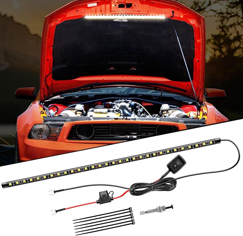 Fita de LED para iluminação sob o capô Nilight 52 cm 12 V IP67 – 1 unidade