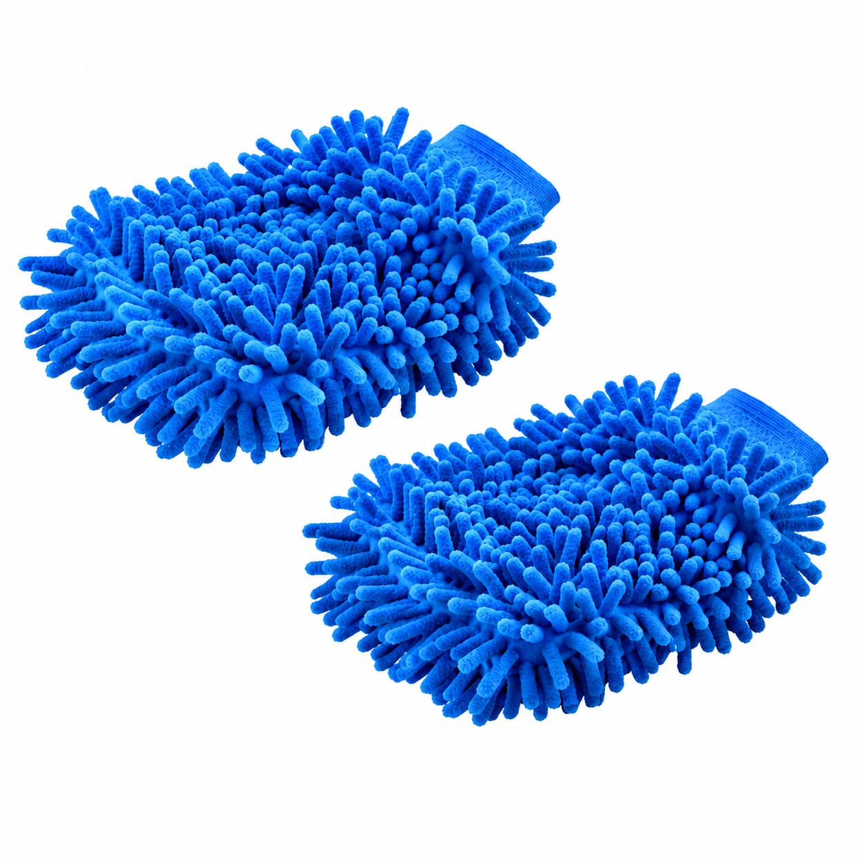 BENAVJI Microfiber Wash Mitt - Ultra Soft, Extra Plush, Dual Sided, Scratch Free and Super Absorbent Car Duster Gloves - Premium Car and Bike Washing Accessories Pack of 2-image-45
