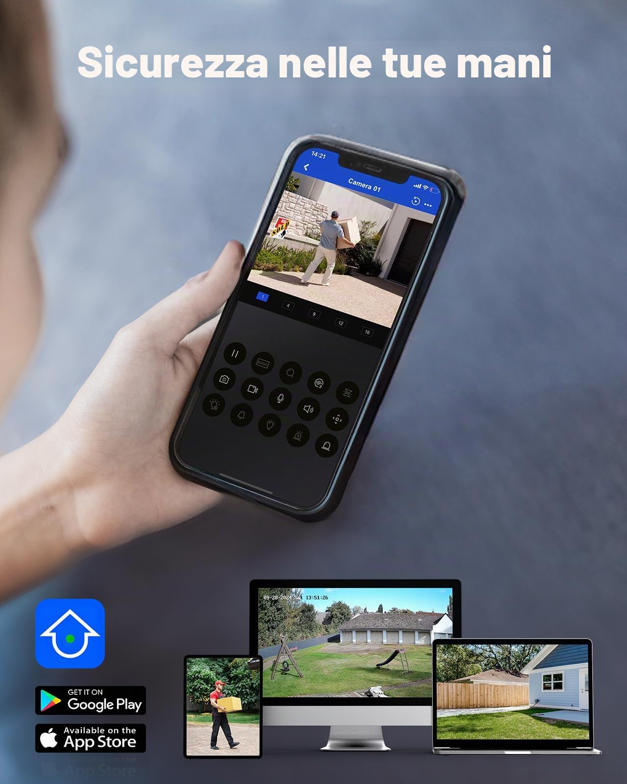 ANNKE 1080P Kit Videosorveglianza 16 Canali 3K Lite H.265+ DVR, 12 Telecamere con Visione Notturna a Colori, Rilevamento Persone/Veicoli, Allarme Email con Immagini, Accesso Remoto, Senza Disco Rigido