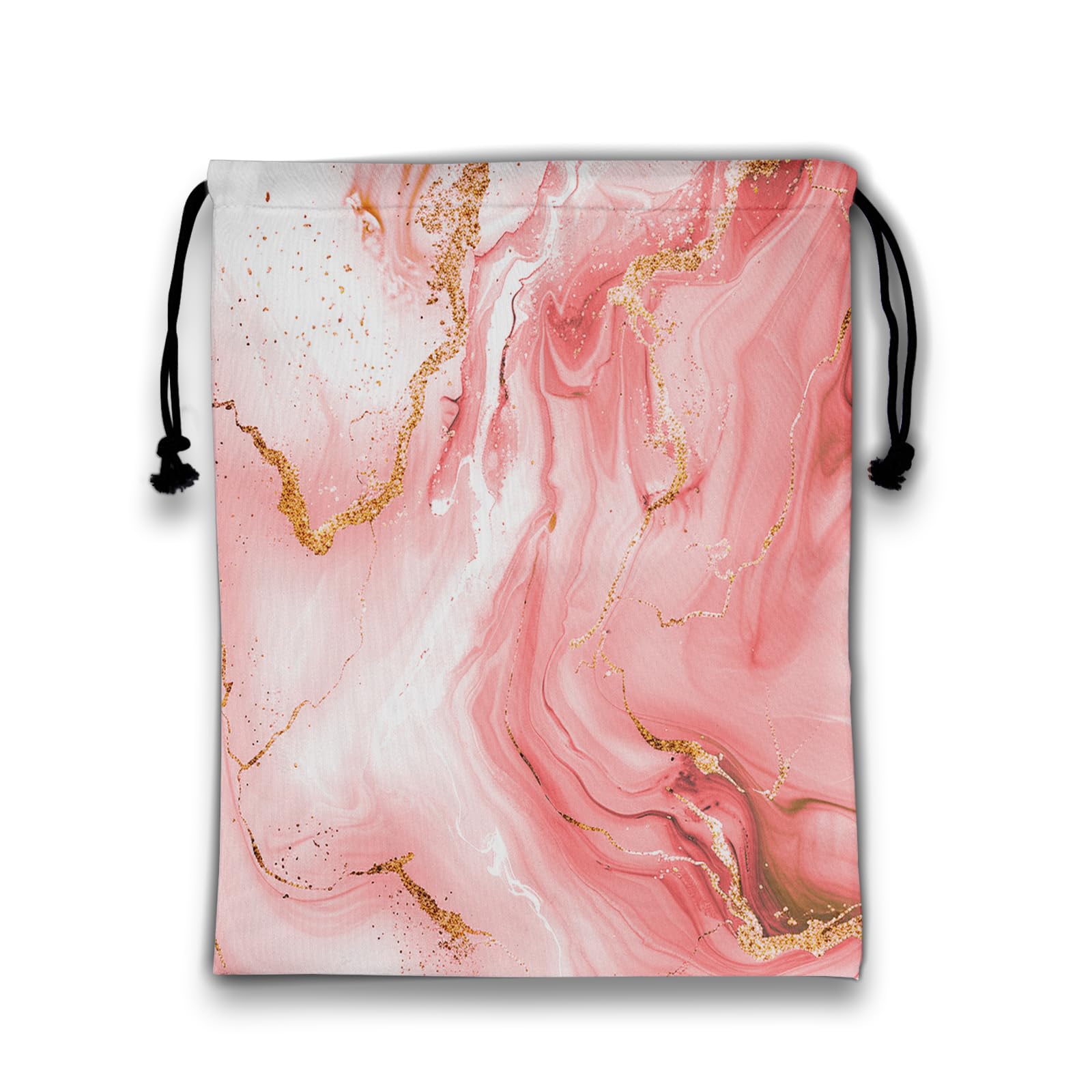 Modern Marble Gymnastics Grip Bag Pink Lightweight Drawstring Gym Bag for Women Grips
