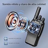 Retevis H-777 Radios de 2 vías, walkie talkies para adultos, radio bidireccional recargable de largo alcance, resistente a los golpes, antena corta para educación empresarial (paquete de 10)