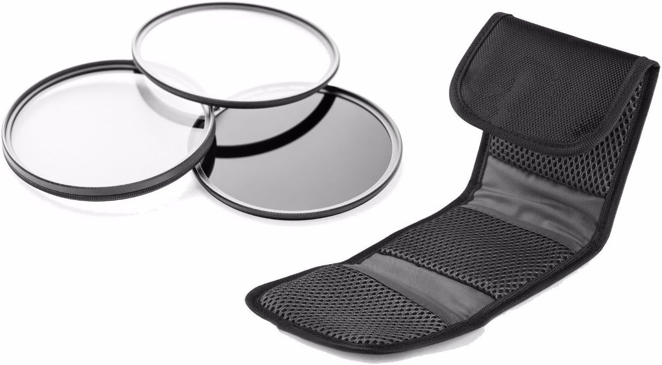 High Grade Multi-Coated, Threaded, 3 Piece Lens Filter Kit Compatible with Leica Q (Typ 116) & Leica Q2