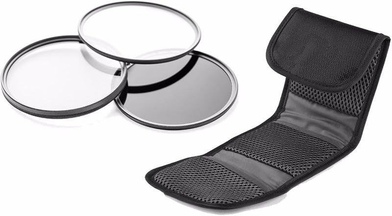 Sigma 16mm f/1.4 DC DN for Sony - High Grade Multi-Coated, Threaded, 3 Piece Lens Filter Kit (67mm) + Nwv Direct Microfiber Cleaning Cloth.