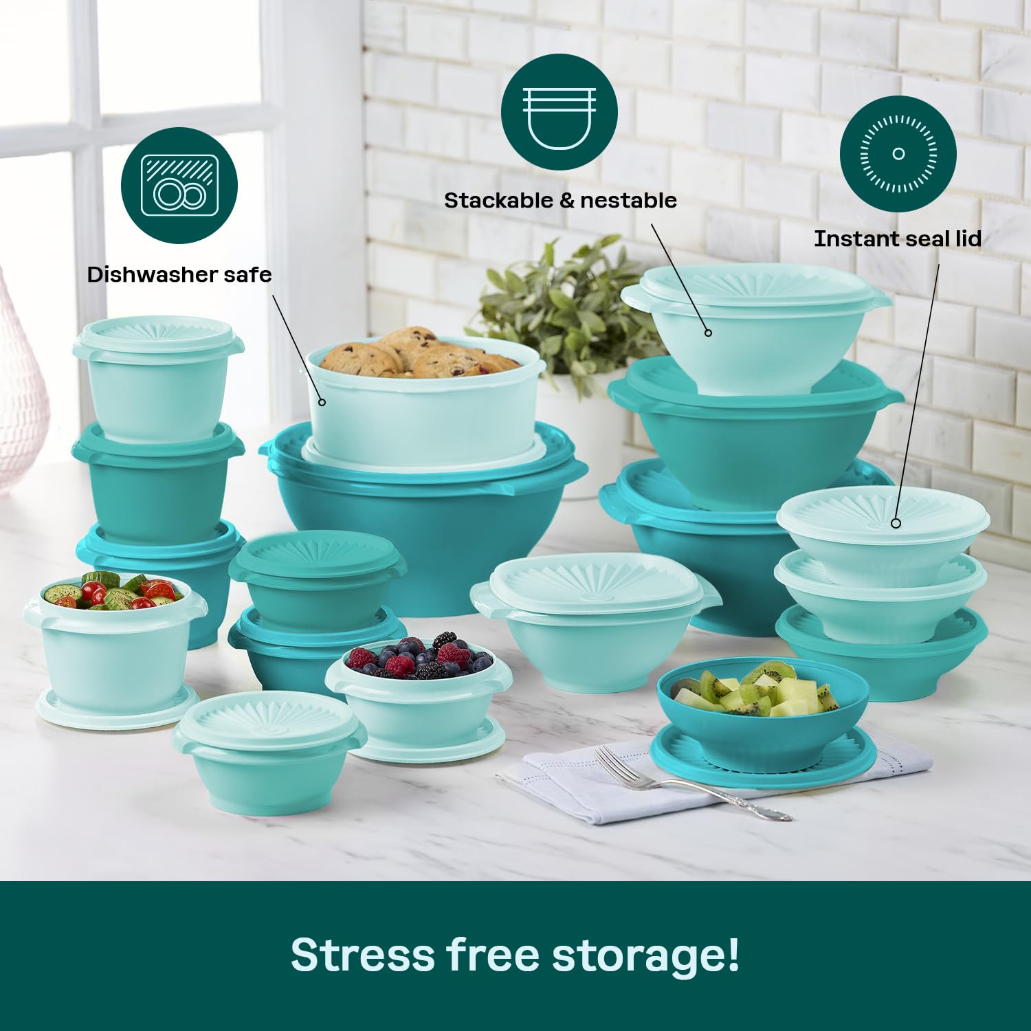 Amazon.com: Tupperware Heritage Collection, New 36 Piece Food