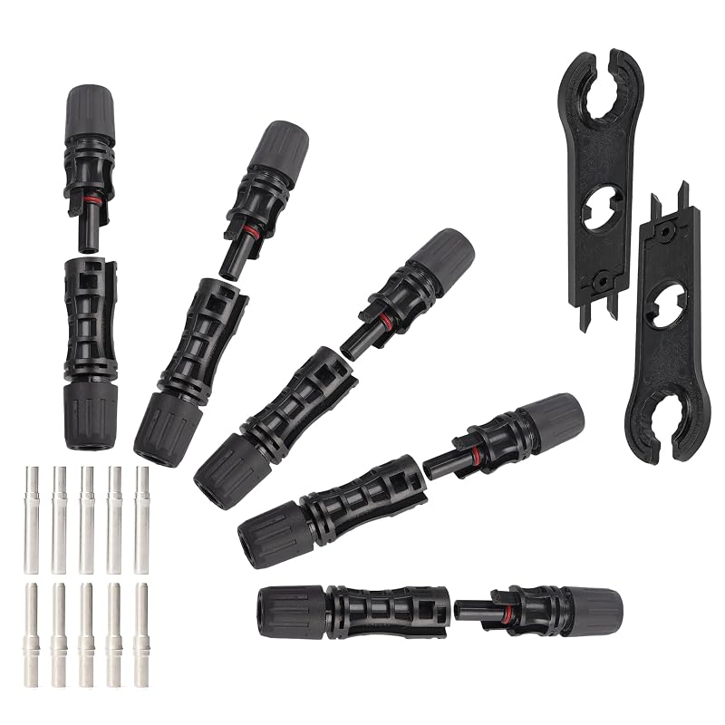 Kit com 10 Conectores Solares 1500 V 45 A IP67 Macho e Fêmea com Chaves IGOYE MC4-1500V-45A-BOX(5)