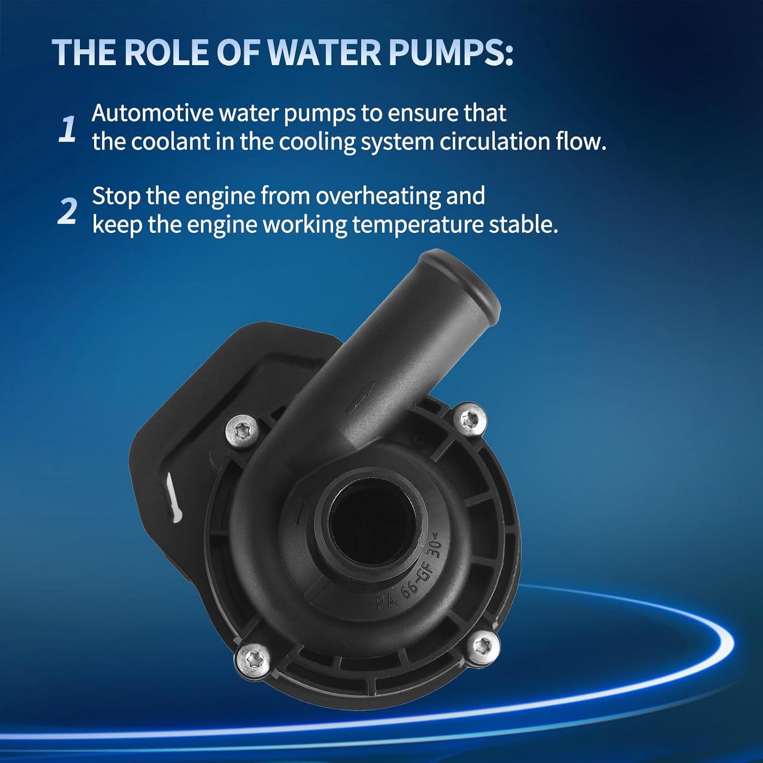 Coolant Water Pump for Mercedes-Benz CLS500 CLS55 CLS63 AMG C250 C350 C300 C63 E350 E550 E400 E250 E63 GL350 GLK350 GLC350 GLC63 Sprinter Replaces 2118350264 2118350264 902-065 2048350364
