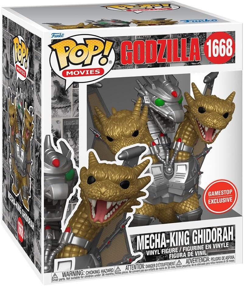 Funko Godzilla Mecha King Ghidorah Exclusive Pop Super 6 inch 1668