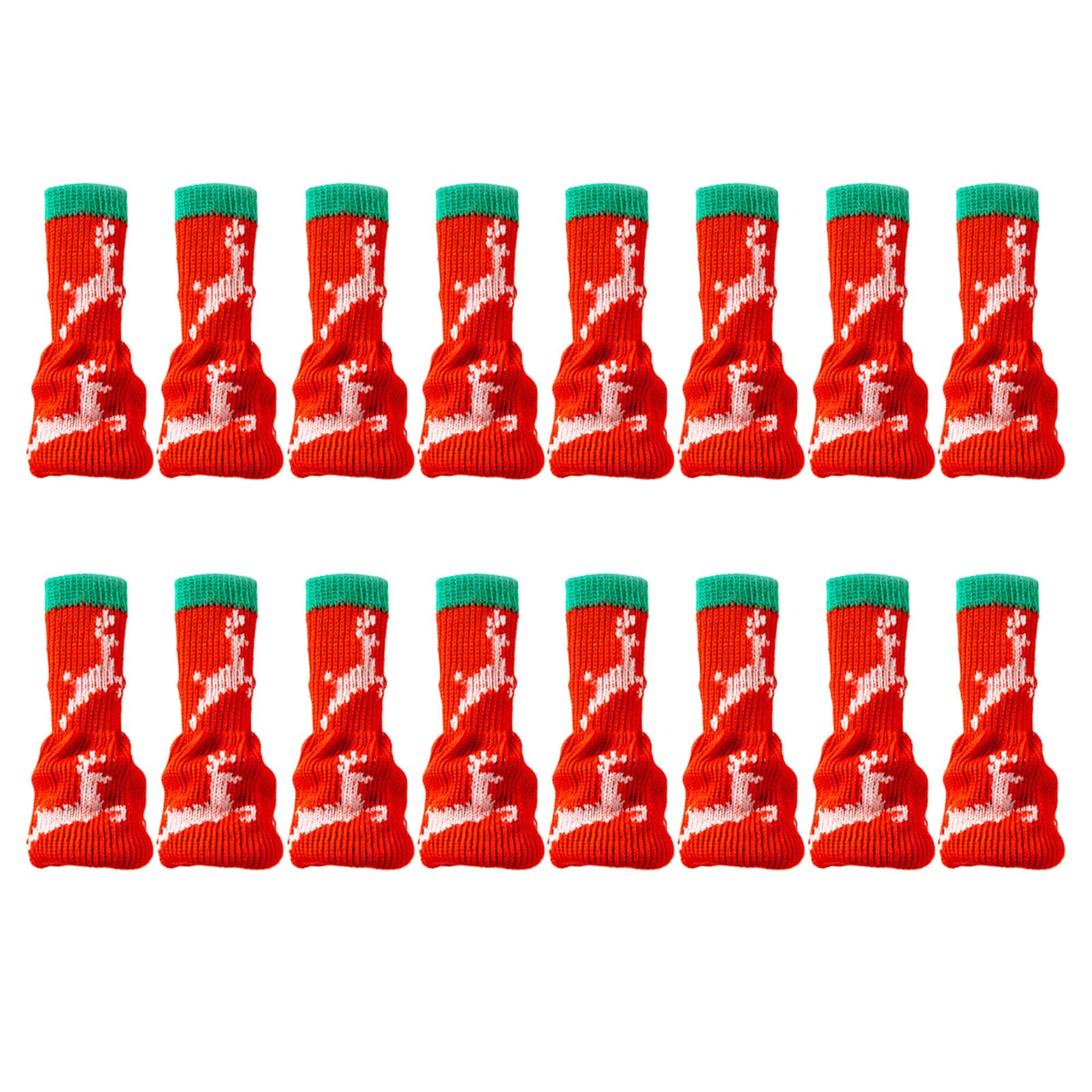 24Pcs Chair Leg Covers Caps Christmas Furniture Sock Chair Leg Protectors Hardwood Floor Protectors Table Feet Table Feet