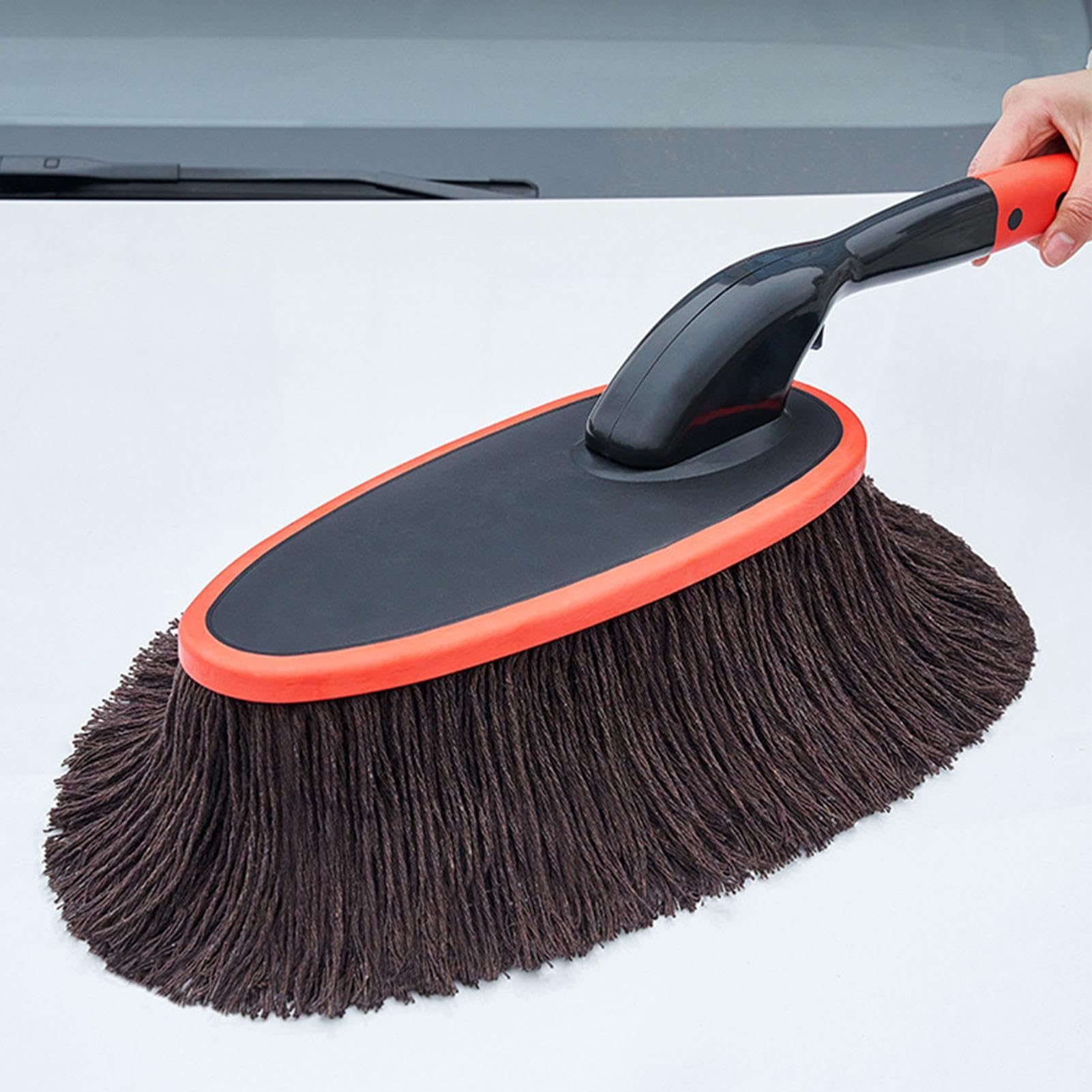 Brosse À Poussière pour Voiture Plumeau Nettoyant Antistatique | Brosse de nettoyage pour voiture Pour Sièges Tableaux De Bord Roues Grilles Peinture Véhicules Berline Pick-Up Camping-Car