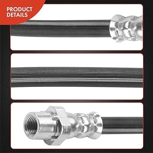 Miniatura 5 de A-Premium Manguera hidráulica de freno delantero del conductor o del pasajero compatible con modelos BMW seleccionados - X3 2004 2005 2006 2007 2008