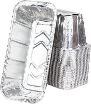 GASPRO 40-Pack Grease Cup Liners Compatible with Blackstone Griddle, Foil Drip Pan Liner Fit for Blackstone 17, 22, 28, 36 Inch Griddle with Rear Grease Cup, 8 x 3.7 Inch, 5017