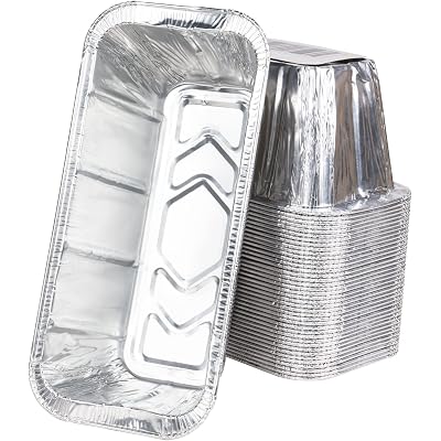 GASPRO 40-Pack Grease Cup Liners Compatible with Blackstone Griddle, Foil Drip Pan Liner Fit for Blackstone 17, 22, 28, 36 Inch Griddle with Rear Grease Cup, 8 x 3.7 Inch, 5017