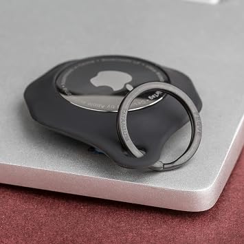 FEGVE Titanium Key Chain Rings Split Rings 4 Pack Durable and Rustproof