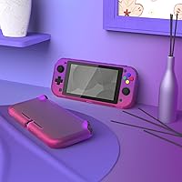 Vista 4 de eXtremeRate PlayVital - Funda protectora personalizada para Nintendo Switch Lite, funda rígida para Nintendo Switch Lite, 1 protector de pantalla