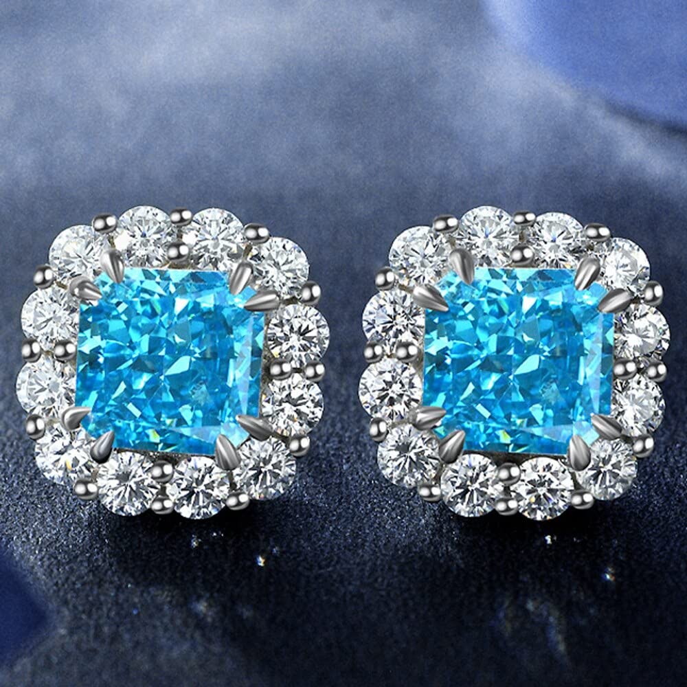 Boucles d'oreilles Moissanite Orange, le cadeau idéal pour femme - 2
