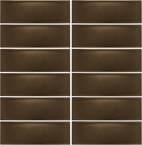 Questech Decor Classic - Azulejo de metro de 3 x 9 pulgadas, azulejos decorativos de pared interior, remodelación de ducha de baño, decoración