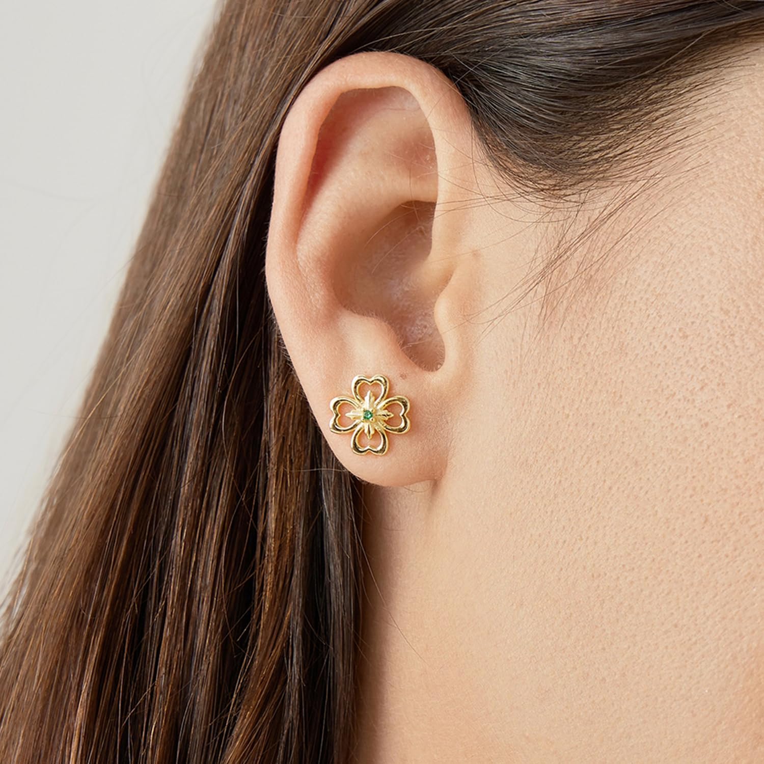 Dainty Stud Earrings for Women Sterling Silver Posts Star Colver Bow Earrings 14K Gold Plated Dainty Stud Earring funky Jewerly - Image 2