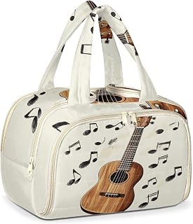Ukulele Guitar Toiletry Bag for Women