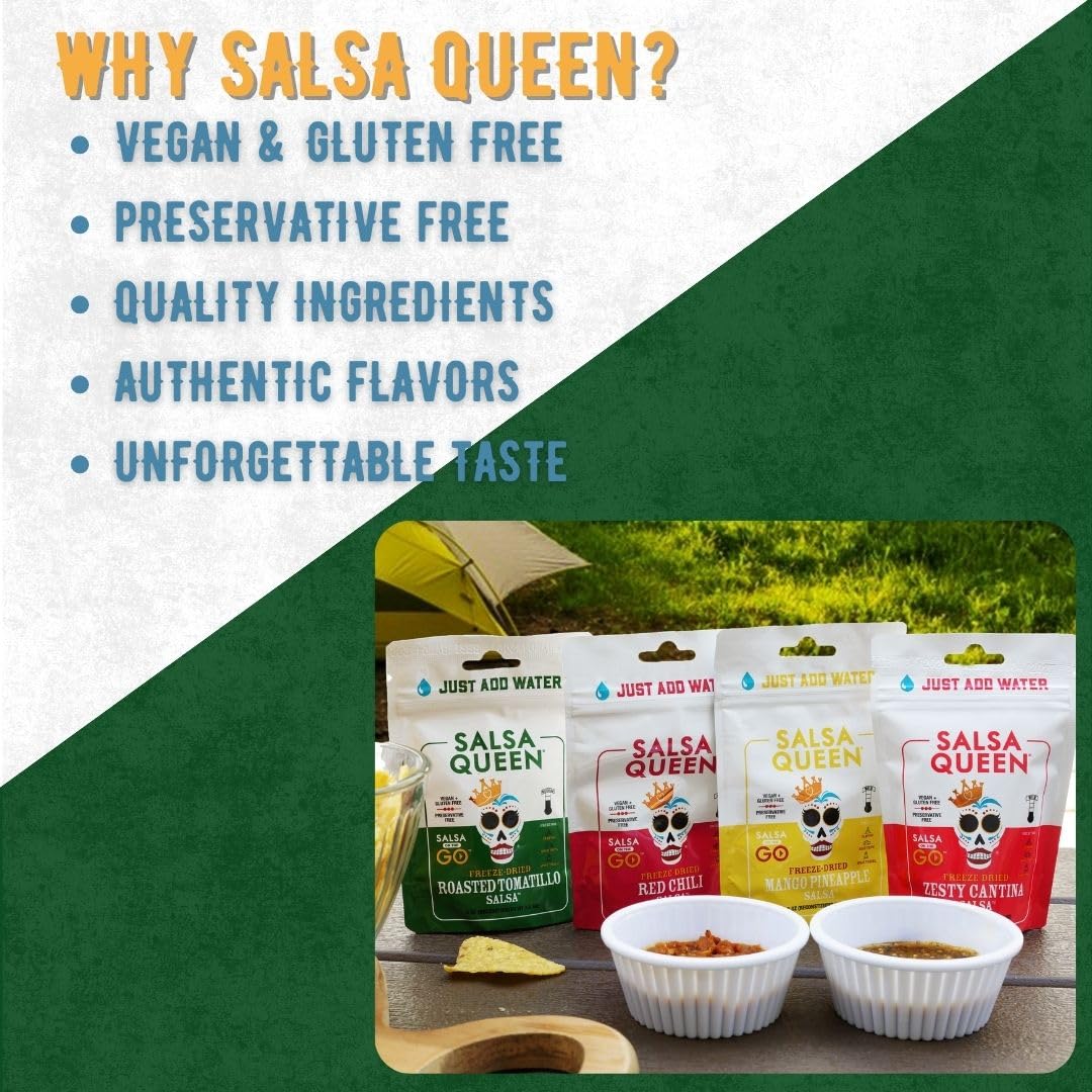 Amazon.com: Salsa Queen Gourmet Freeze-Dried Roasted Tomatillo