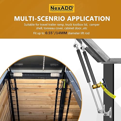 Miniatura 3 de Abrazadera de puntal de capó y pinza de bujía, herramienta 2 en 1 de 0.472 in con punta de latón rosa, 2 piezas, herramienta universal de soporte de