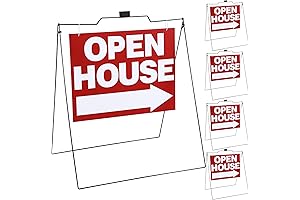 5-Pack 32x28" a-Frame Holder with 24x18" Signs for Real Estate