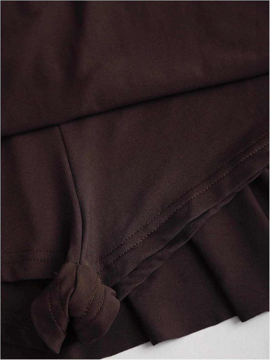 Floerns Women's Mini Dress Off The Shoulder Metal Floral Sleeveless Layered Hem Going Out Dresses - Image 5