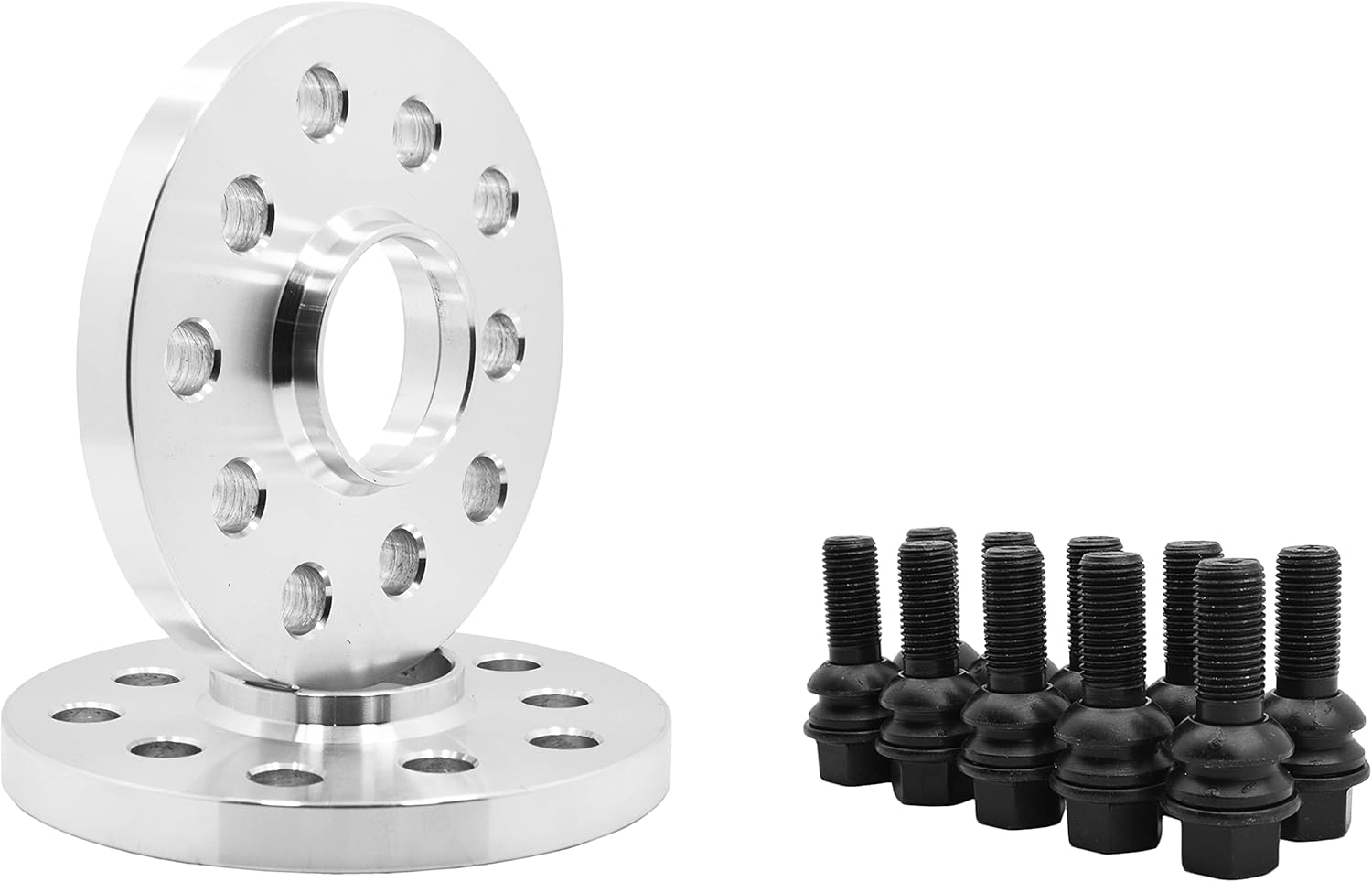 2 Pc Billet Aluminum 5x130 MM Wheel Spacers | Hub Centric | 15 mm Thick | 5x130 mm 71.5 H.B Compatible with 911 924 928 Boxter Cayman Panamera Factory Wheels