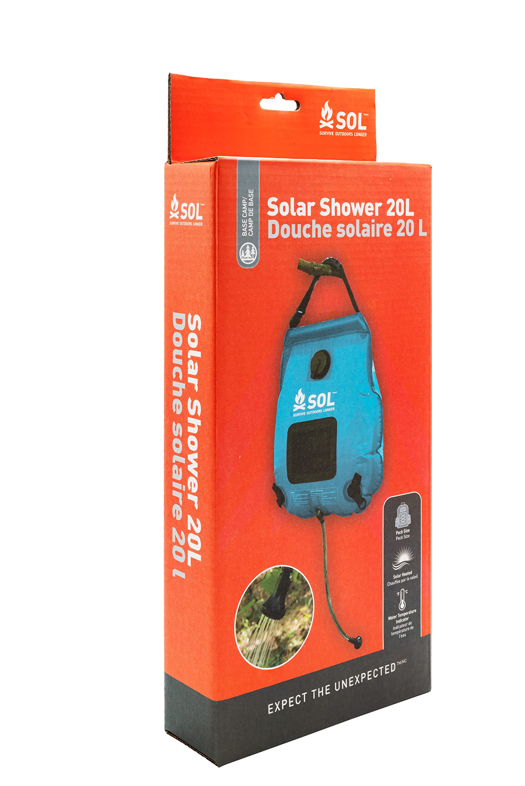Cube D'eau S.O.L. Survive Outdoor Plus Long - 20 L (22 Fl Oz) - Neuf