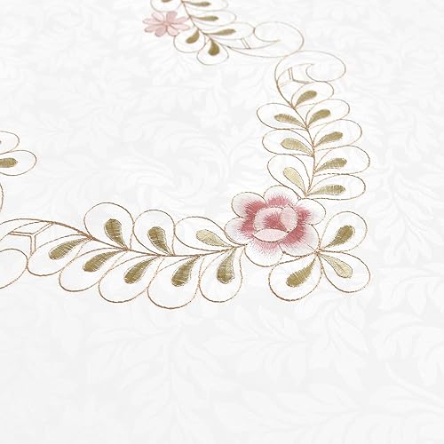 Miniatura 5 de Mantel de tela de damasco para mesa de té y café, mantel rectangular pequeño de 42 x 60 pulgadas