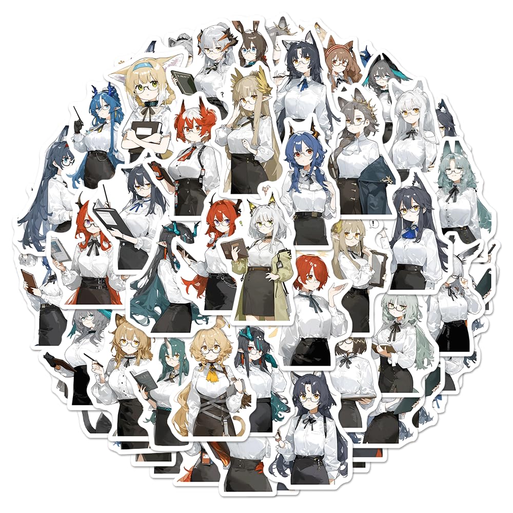 Amazon | アークナイツ ステッカー 128枚 ノートステッカー スカジ